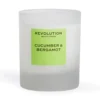 Makeup Revolution Clear Collection Cucumber & Bergamot Scented Candle