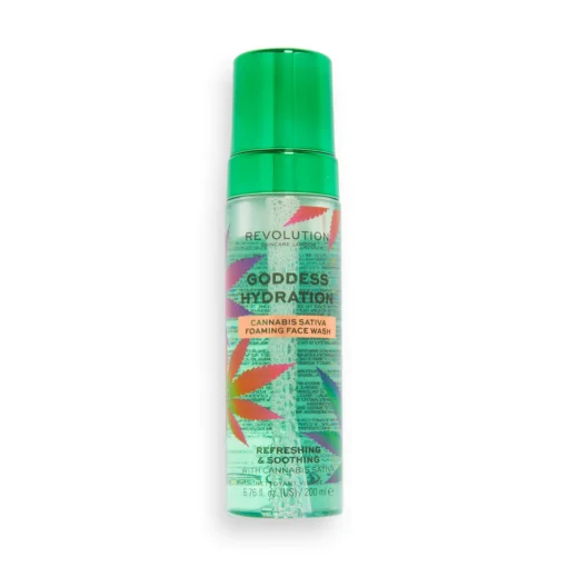 Revolution Skincare Skincare Good Vibes Goddess Hydration Cannabis Sativa Foaming Face Wash